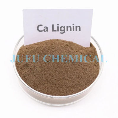 Lignosulfonate الكالسيوم 8061-52-7 الخرسانة الكيميائية الإنشائية / مضافات الأسمنت