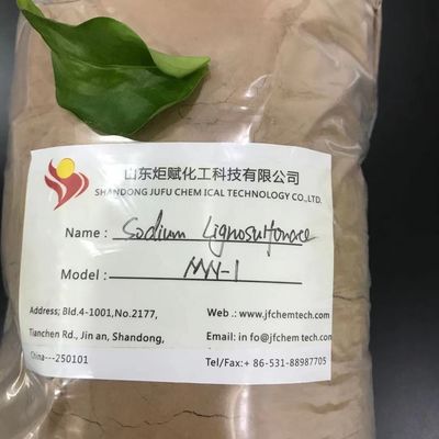 نا Lignosulfonate CAS 8068-05-1 مسحوق التدفق الحر الملدن المتفوق C20H24Na2O10S2